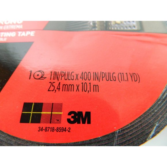 Scotch Extremely Strong Large Mounting Tape Adhesives 1-Inch X 400-Inch, 2 Pack - Picture 4 of 11